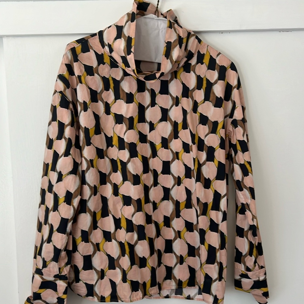 Multiple colored cotton blouse